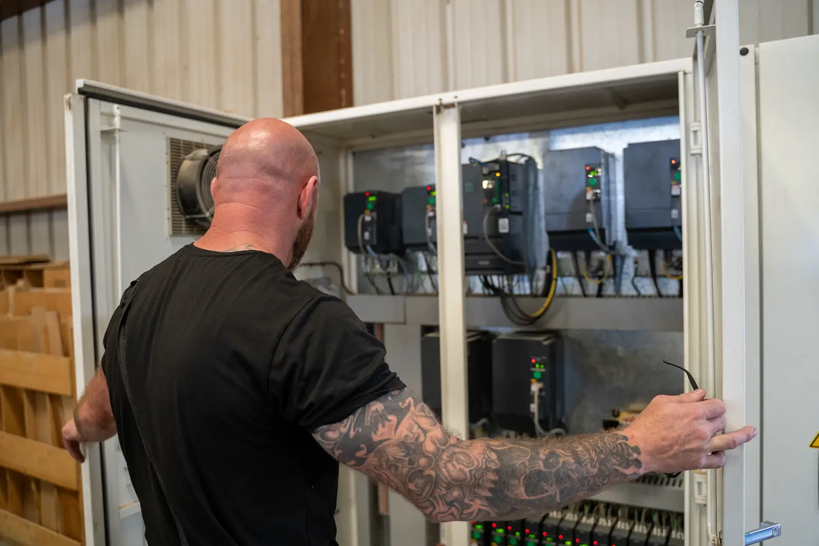 Electrical project completed by Professionals Electric